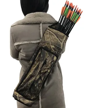

Archery Quiver Arrow Holder Bow Backpack Shoulder Bag Waterproof Zip Pocket Adjustable Shoulder Strap Backpack