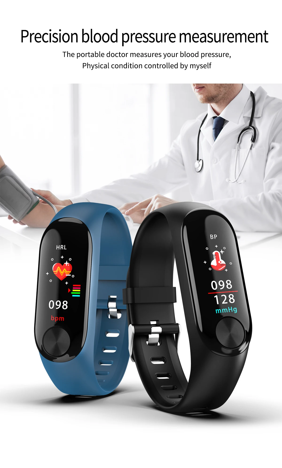 Умный Браслет для здоровья часы для измерения сердечного ритма Мониторинг Артериального Давления Y10 водонепроницаемый смарт-браслет для мужчин и женщин Pk M3 Smartband