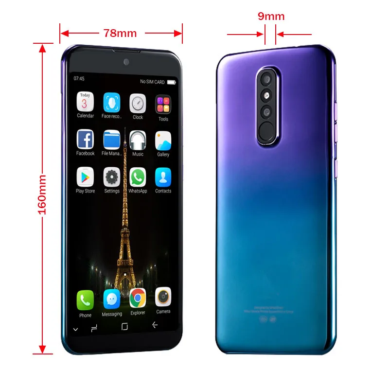 Android celular 3g 4G 6," экран LTE смартфон дешевый мобильный телефон с двумя sim-картами 3g B 16 Гб GSM телефоны Google Play