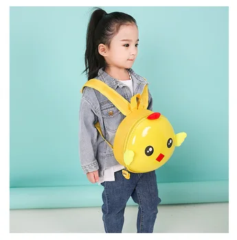 

PVC Nylon Hard Shell Cartoon Cute Kindergarten Backpack Small School Bag Children Egg Shell Bags Teenage Backpacks Sac A Dos
