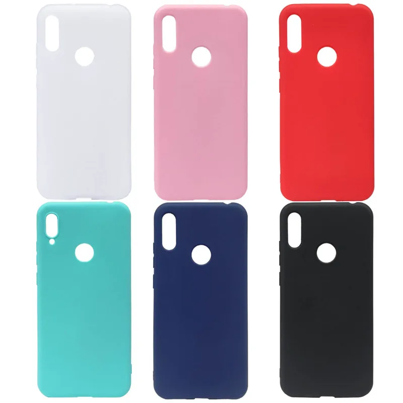 Силиконовый чехол для Huawei Y9 Y5 Y6 Y7 Pro 2019 Y5P Y6P 2020 карамельных цветов Honor 6A 6C 7A 8A 8C 6X 7X 8X 8