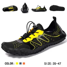 Кроссовки, пляжная обувь для прогулок, Мужская обувь для плавания, обувь для взрослых, размер 35-47, мягкая дышащая женская обувь на плоской подошве