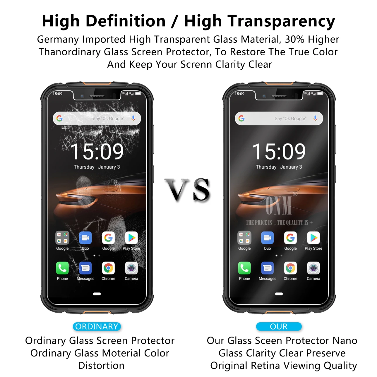 2 шт. закаленное стекло для ULEFONE ARMOR 5S защитное 2.5D 9H защитная пленка| |