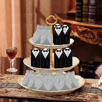 

Paper Portable Creative Ribbon Gift Box Dessert Package Storage Candy Boxes Food Container Packaging Craft Festival Christmas