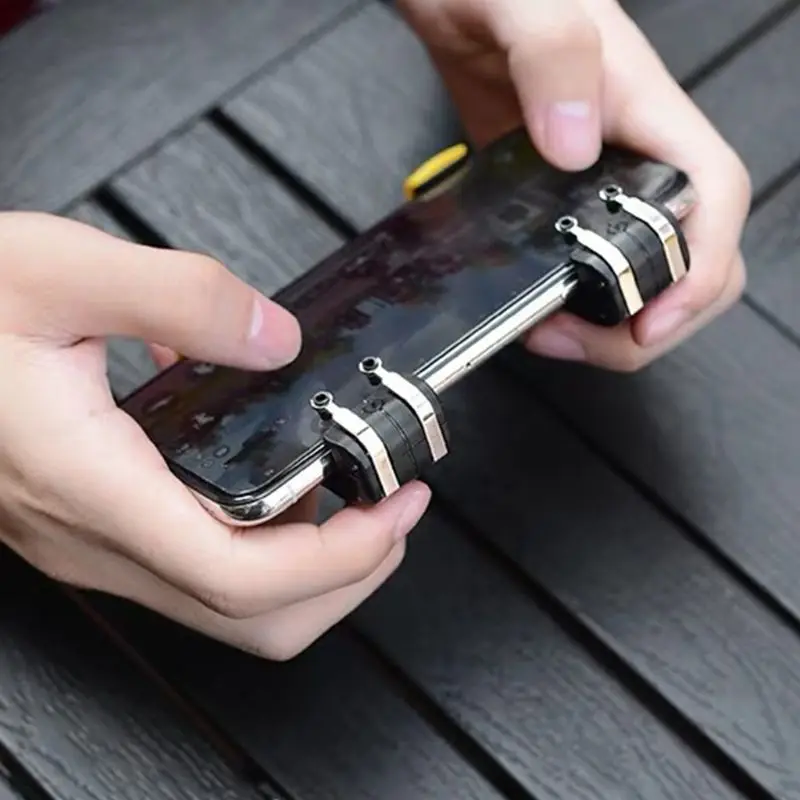 Прочный левый и правый игровой курок геймпад игровой контроллер Ручка Джойстик для iPhone Android сотовых телефонов игры поставки 746D