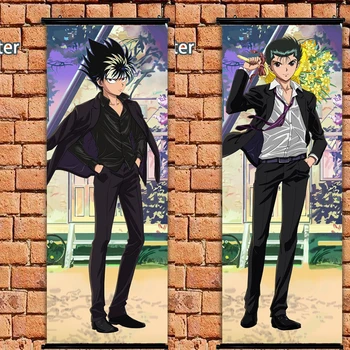 

Anime cloth Poster Yu Yu Hakusho Hiei Urameshi Yuusuke wall scroll arts 105x40cm Art Prints Home Room Decoration
