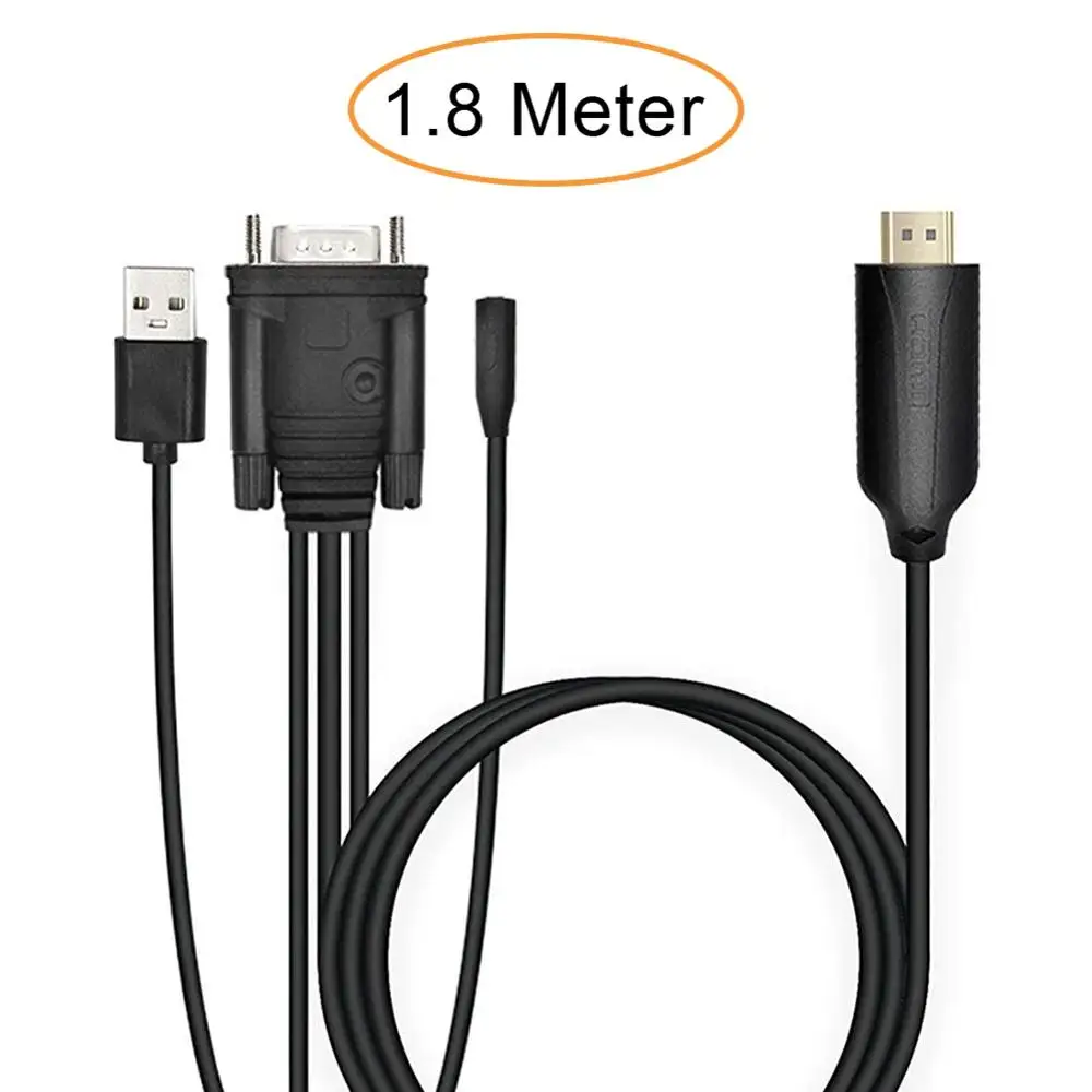 Кабель преобразователь с аудиовыходом 3 5 мм и USB кабелем аудио видео адаптер