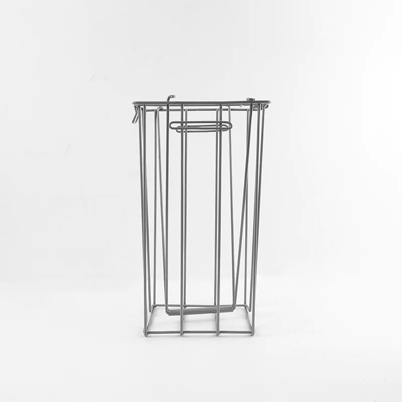 Portable Tennis Ball Picking Frame Metal Tenis Ball Picker Basket Capacity 50 Pcs Tennis Balls Pick Up Hopper Stand With Basket