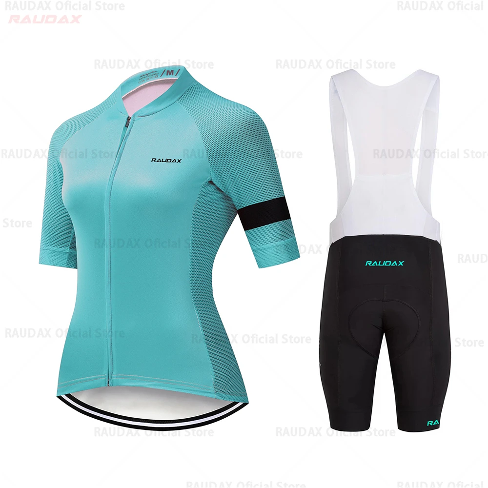 Bib cycling set Велосипедная одежда Джерси Набор женский летний Велоспорт Джерси короткий рукав Ropa Ciclismo дорожный велосипед Джерси MTB велосипедная одежда - Цвет: Bib cycling set