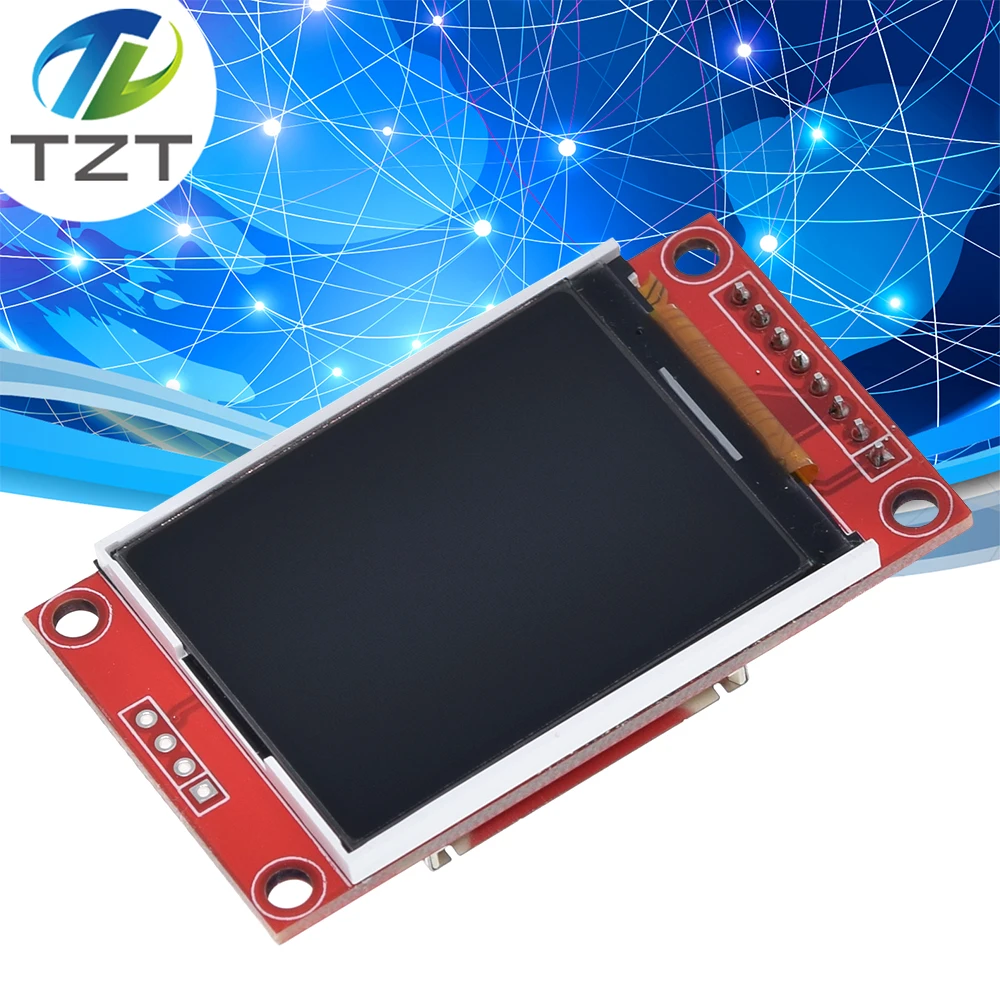 TZT 1,8 дюймов TFT lcd модуль ЖК-экран модуль SPI серийный 51 драйверы 4 IO драйвер TFT Разрешение 128*160 для Arduino