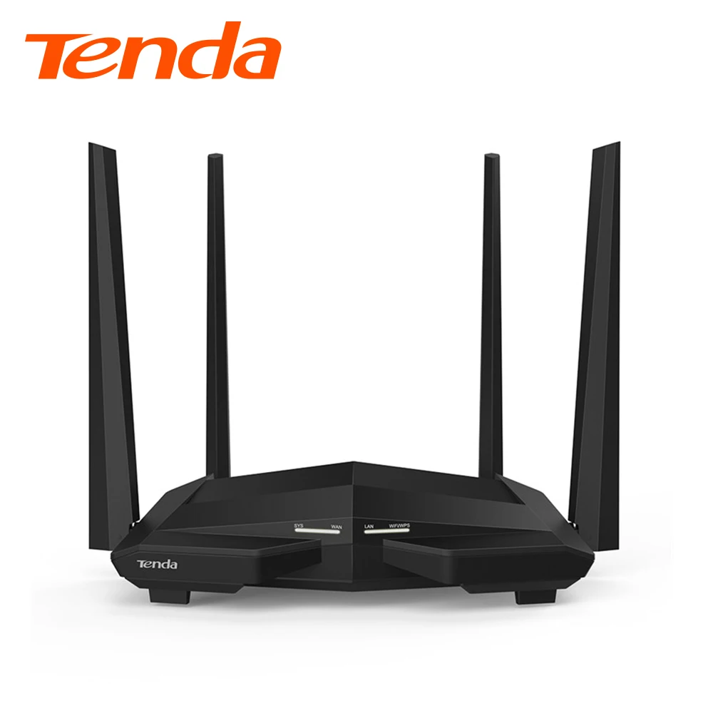 Tenda AC10 AC1200 умный Гигабитный беспроводной Wi Fi роутер wifi репитер приложение