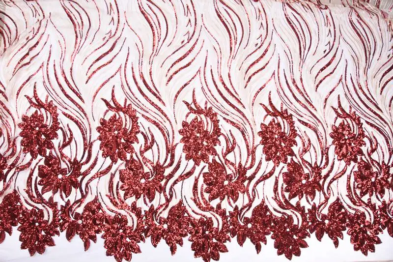 Роза африканская кружевная ткань вышитые нигерийские кружева с блестками ткани высокого качества французский Тюль кружевная ткань для женщин Свадьба S1737