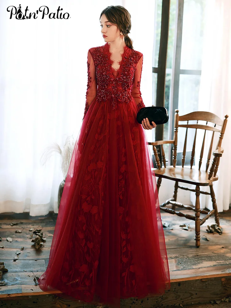 long red summer dress Papaya Ruffle Dark Red Prom Dresses Color:Light Blue with White Maxi Girls Gown lightly textured woven chiffon