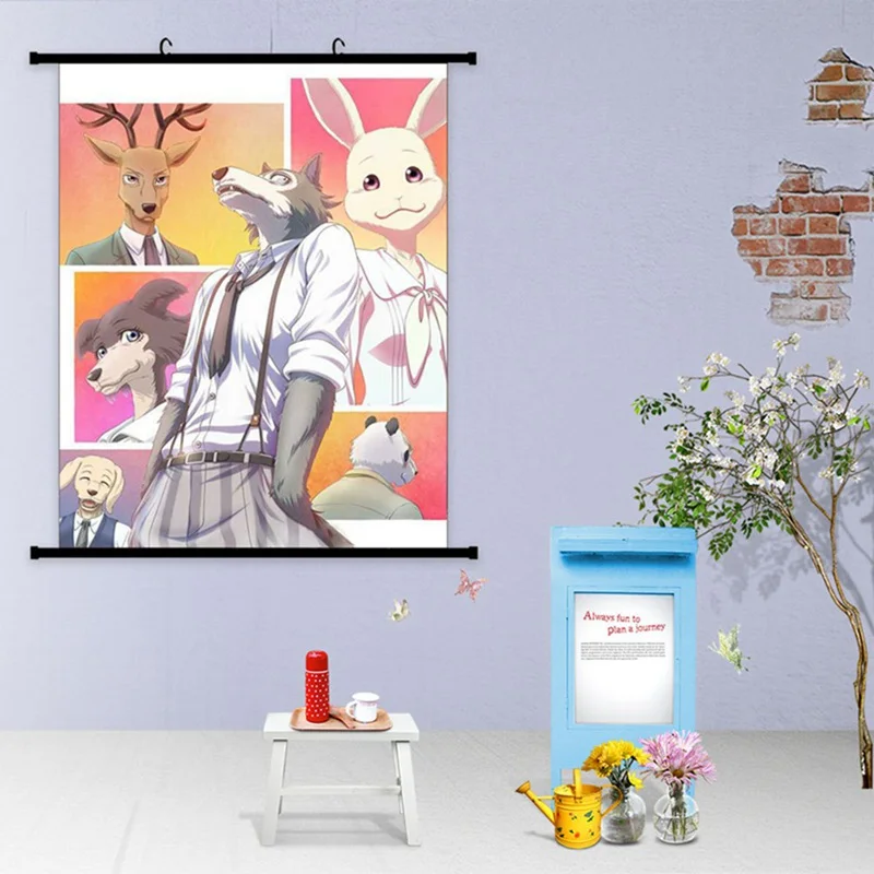Новинка 2019 аниме BEASTARS Legosi Louis Haru Jono Gouhin настенные подвесные плакаты Otaku коллекция
