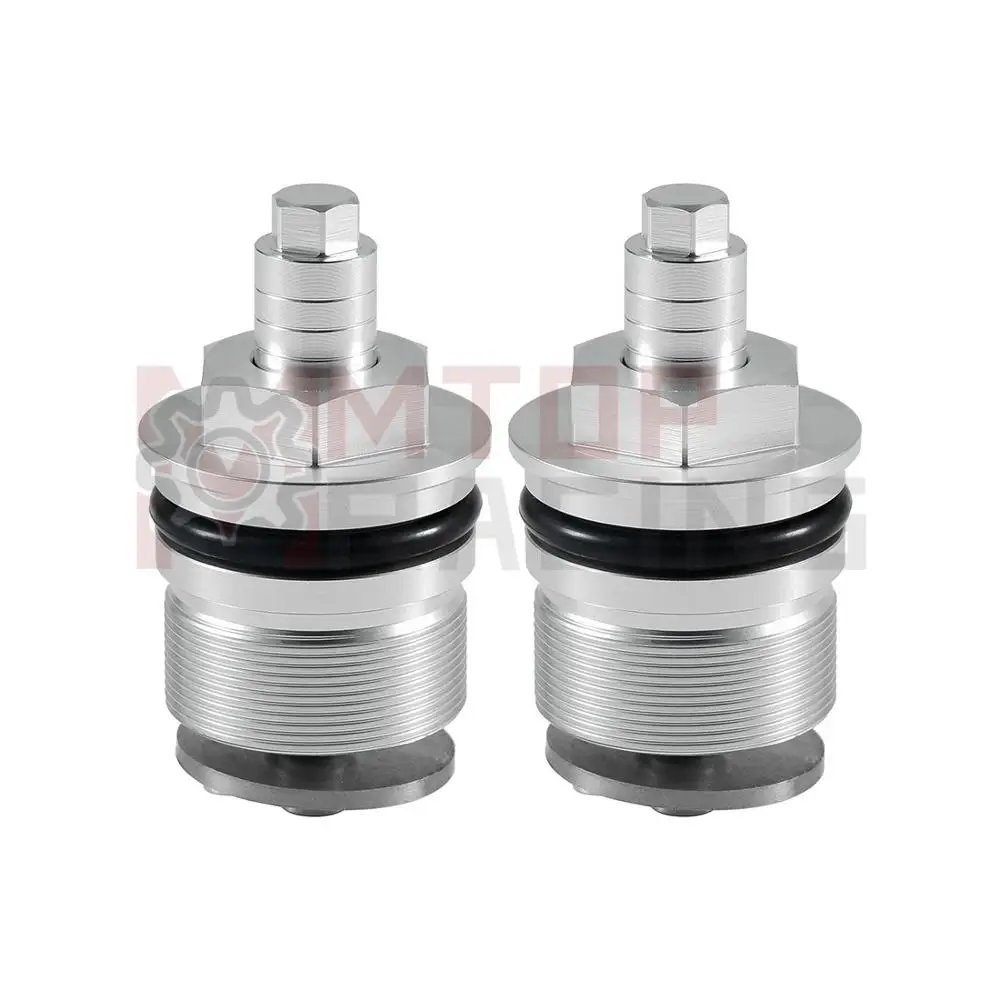 Преднатяжные вилки для Yamaha XJ400 1981 XJ550 1981 1982 1983 45 мм шестигранные регулируемые вилки болты серебро