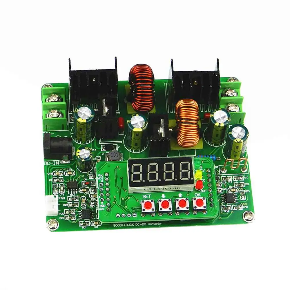

900W Digital Control DC-DC Boost Module 0-15A IN 8-60V OUT 10-120V Step-Up Converter Power Supply CC/CV LED Display