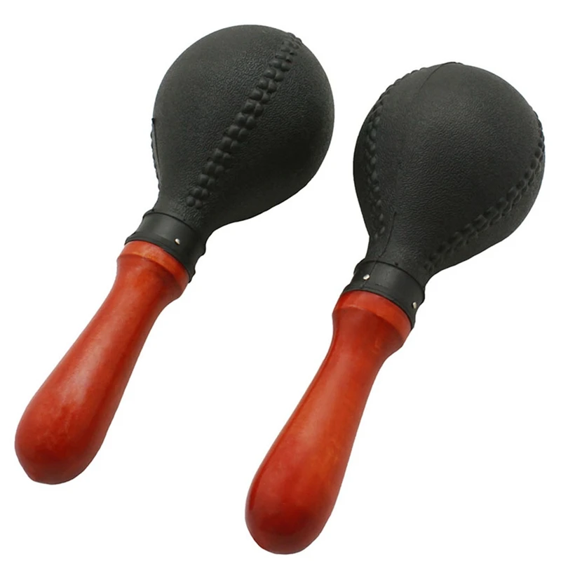 

Professional Pair Of Maracas Shakers Rattles Sand Hammer Percussion Instrument Musical Toy For Kid Children Ktv Party Game