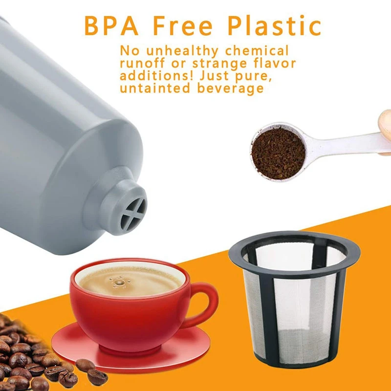 Многоразовый фильтр, фильтры для кофе многоразовые K чашки подходят для B30 B40 B50 B60 B70 серии, легко использовать многоразового одна чашка, Eco Friendl