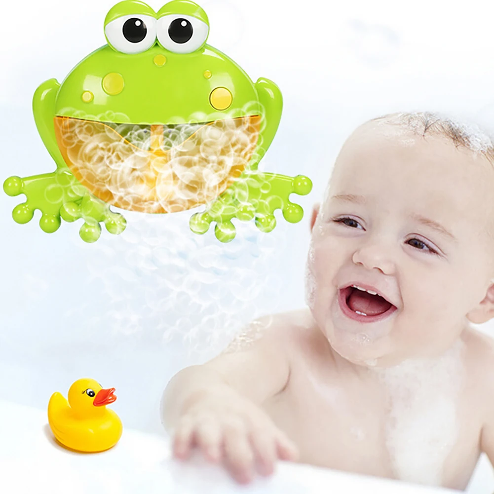 Lovely Octopus Shape Bubble Blower Machine Music Baby Tub Bath Baby Kids Toy New