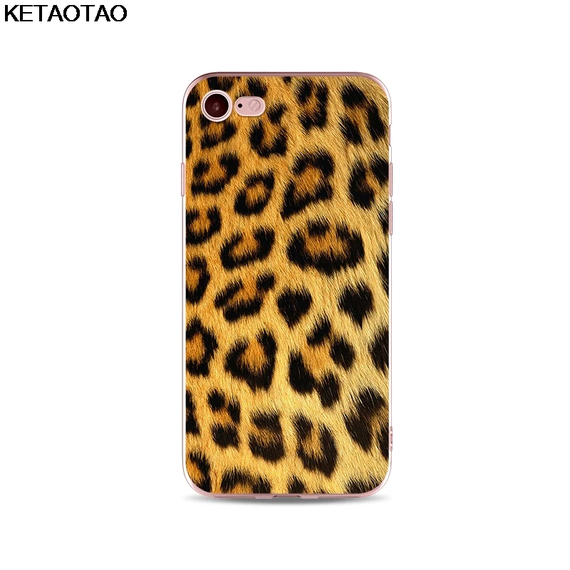 Зеленый KETAOTAO роскошный леопардовый чехол для телефона s для iPhone 4S 5C 5S 6 6S 7 8 Plus XR XS Max чехол кристально чистый мягкий TPU чехол s - Цвет: Зеленый