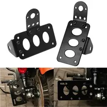 Мотоцикл боковое Крепление лицензионный кронштейн держатель номерного знака для Harley Bobber Chopper