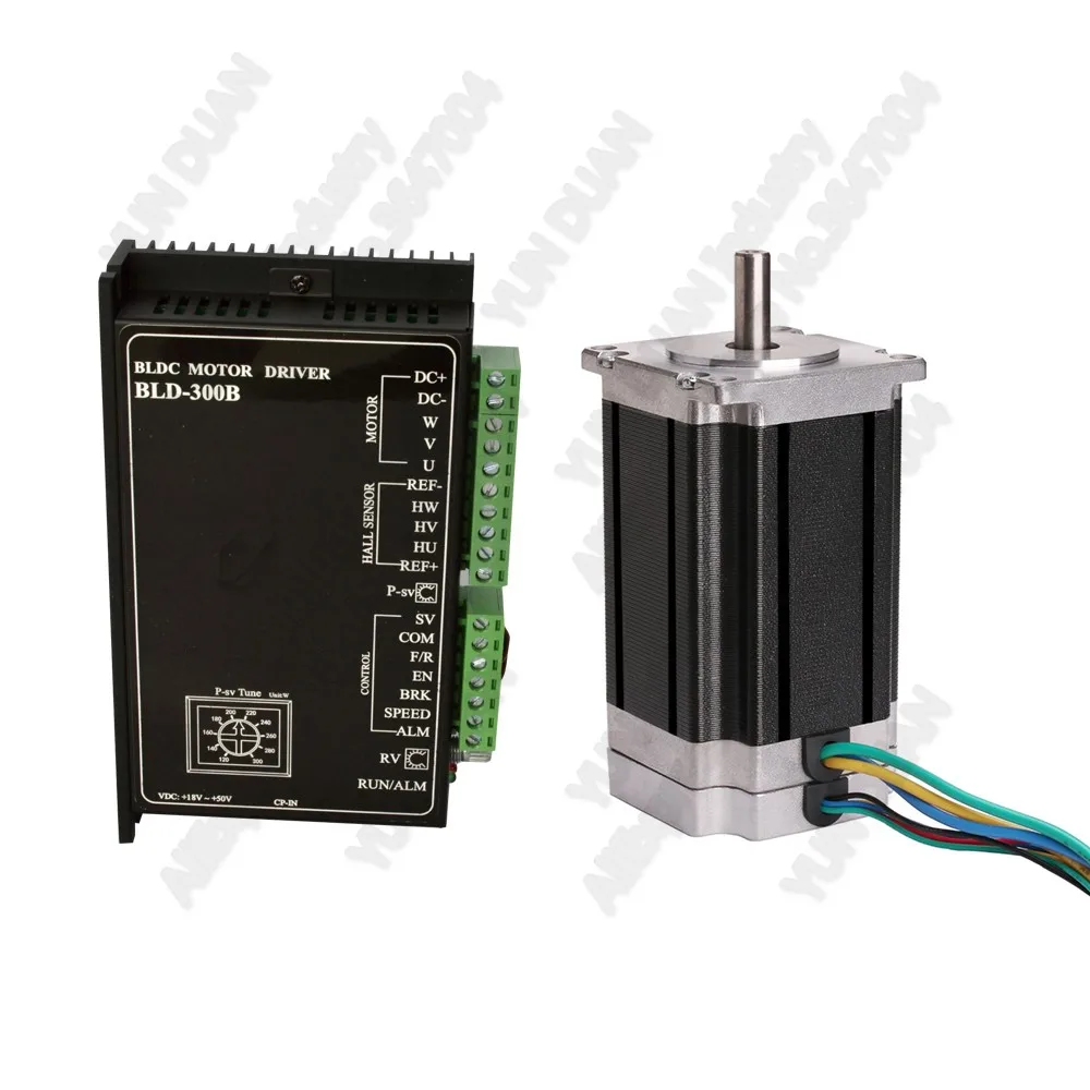 Driver de Motor Pólos para Equipamentos Kits Brushless 188w 57mm 0.6nm 57 Hall 3ph 8 Milímetros Eixo Bldc Médicos Nema23 Dc24v 3000rpm