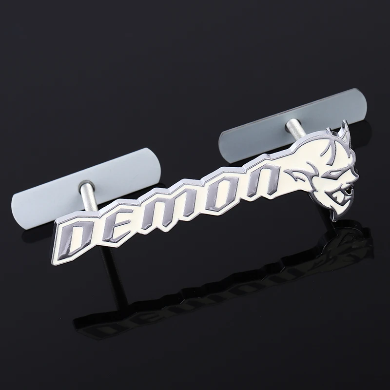 Автомобильный бейдж с эмблемой Grill наклейки для Dodge Challenger SRT Demon SRT8 RC Hellcat зарядное устройство Калибр передний капот Гриль Авто стиль - Название цвета: 10