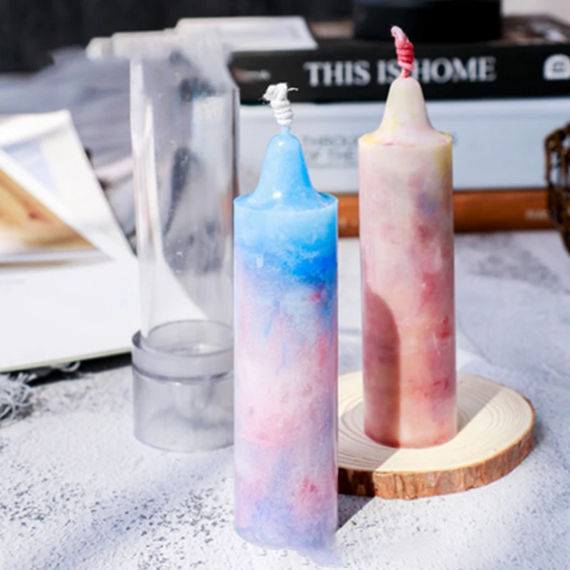 3D цилиндрическая форма для свечей DIY Ручная изготовления ароматическая