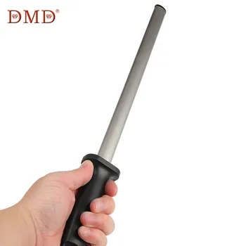 

DMD 43.5cm Sharpening Rod Stick Half Round Knife Sharpener Stick Whetstone Rod Knife Grinder Honing Tool with hook Kitchen Tool