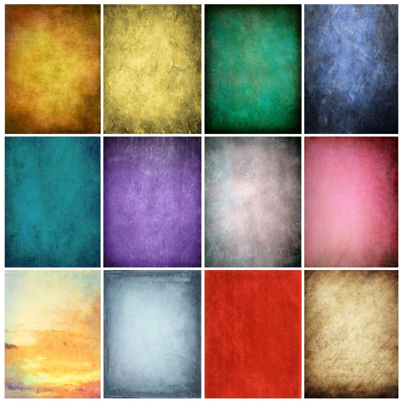 

SHUOZHIKE Gradient Grunge Vintage Art Fabric Photo Backdrop Baby Shower Portrait Photography Background Studio 210325CAO-04