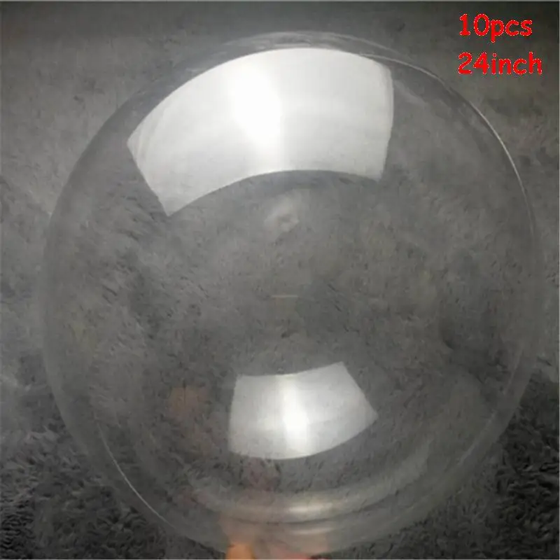 10pcs 24inch Металлические воздушные шары плоскогубцы расширения наполнение шар расширитель рта DIY Инструменты для прозрачных bobo пузыри шары наполнение конфетти - Цвет: 10pcs 24inch