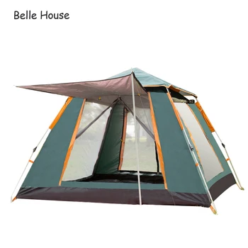 

2021 Free Build Open Park Play Picnic Fishing Waterproof Wild Survival Folding Automatic Tent Barbecue Dinners Camping OUTE0003