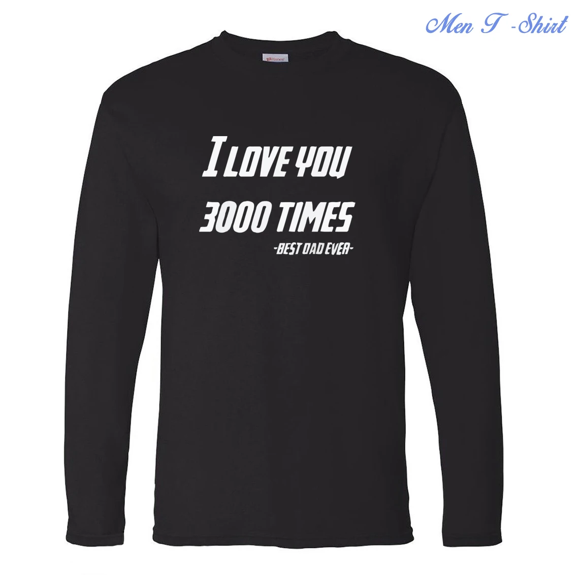 Tony Stark I Love You 3000 Мстители 4 Movis рубашка новинка осень хлопок длинный рукав футболки мужские повседневные брендовые футболки S-XXL