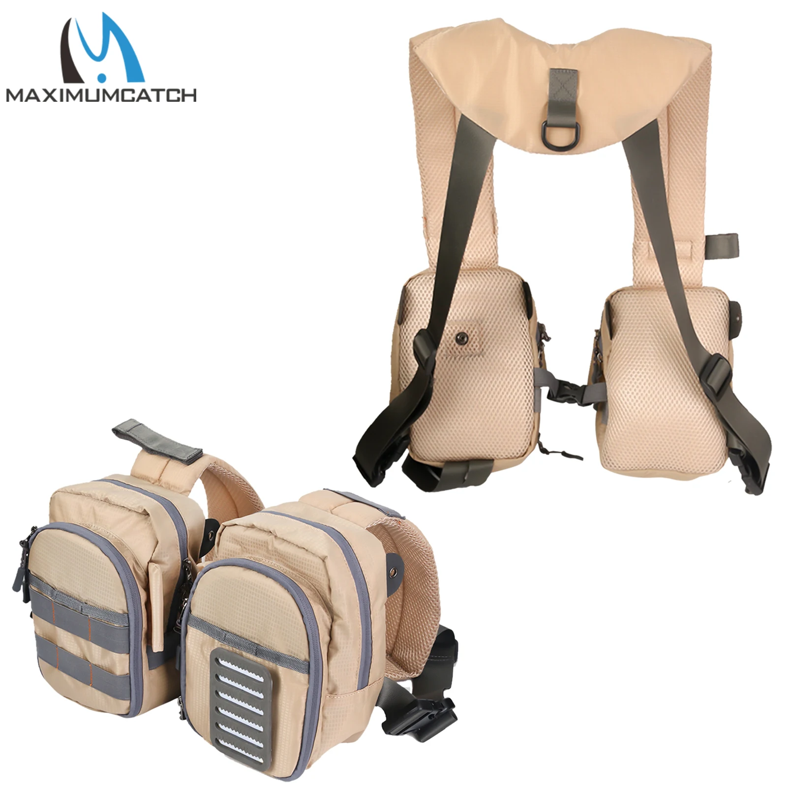 その他 Fishing Bag Compact Fly Fishing Vest Light Weight Adjustable Chest Pack for Men Women Outdoor Fishing Vest H7dc161dfa89a4fadb50c0574fb741