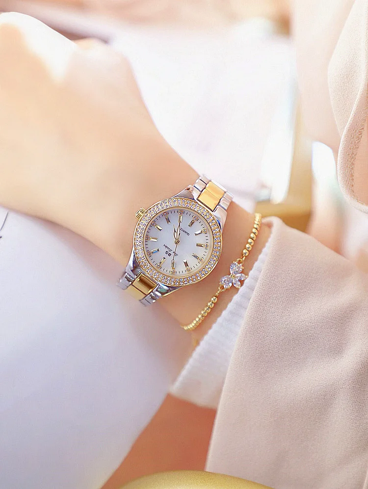 com diamante para mulheres, relógios de pulso