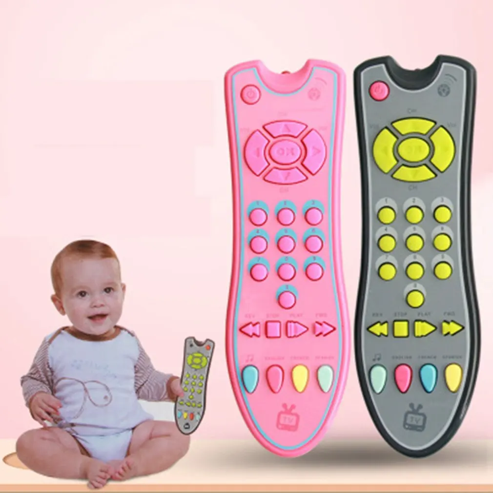 Baby Colorful Music Mobile Phone Toys Electric TV Remote Control Numbers Early Learning Educational Machine Toy Kids Xmax Gift