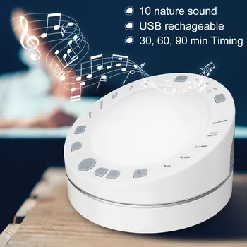 

Sleep Sound Therapy Sound Machine Night Light USB Battery Powered Noise Machine For Sleeping Relaxation Sleep Instrument