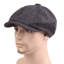 Открытый регулируемый саржевый ткацкий живописец Newsboy взрослых моющийся берет легкий портативный Мужская кепка восьмиугольная смесь хлопка