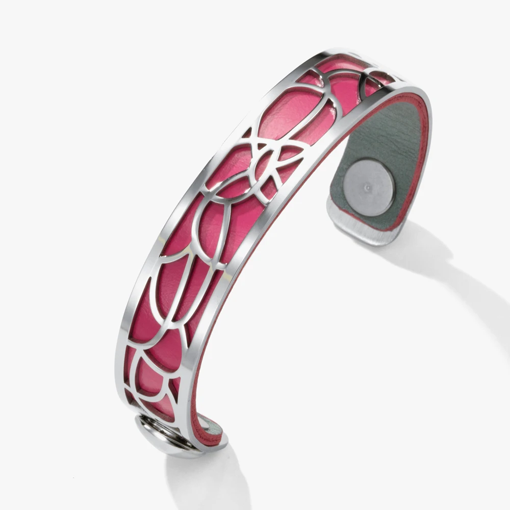 Legenstar, 14 мм, жоржет браслет, Цветочный браслет, мансетт, Femme, двусторонний кожаный браслет, браслет для женщин, подарок на день Святого Валентина