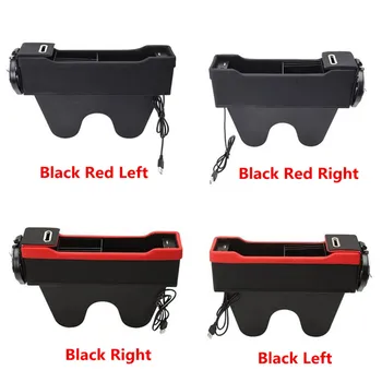 

2020 USB Car Organizer Auto Seat Crevice Storage Bag for Nissan j11 j10 Juke X-trail T32 Qashqai tiida Sunny March Murano Geniss