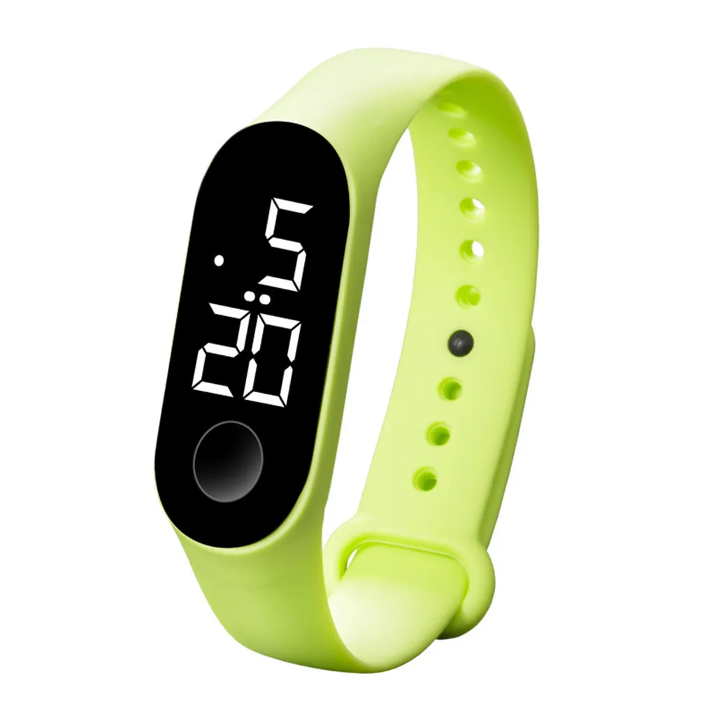 Цифровые женские часы montre sport femme светодиодный электронные спортивные часы мужские светящиеся сенсорные часы montre digitale femme 03 - Цвет: As Photo