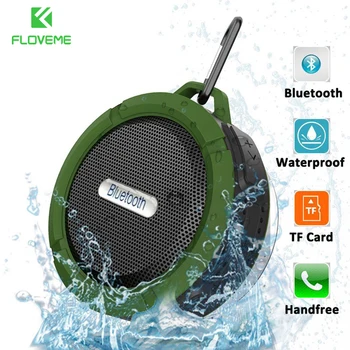 

C6 Mini Bluetooth Speaker Outdoor Portable Speaker Car Sucker Wireless Speaker IP65 Waterproof Loudspeaker Handfree With Mic