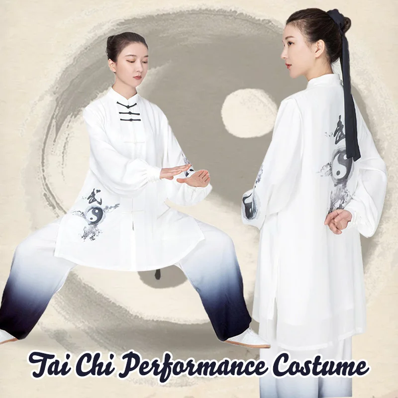 Взрослая форма для Тай Чи Wushu Kung Fu традиционная китайская одежда форма для кунгфу для мужчин и женщин боевые искусства искусство