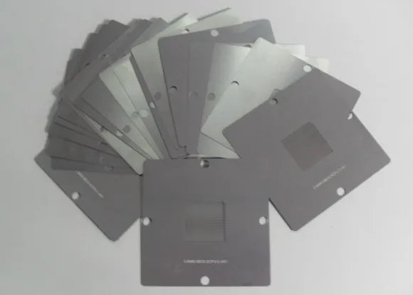 10 pcs/set 80x80mm Bga Stencil Kit for Laptop Universal Reballing stencils