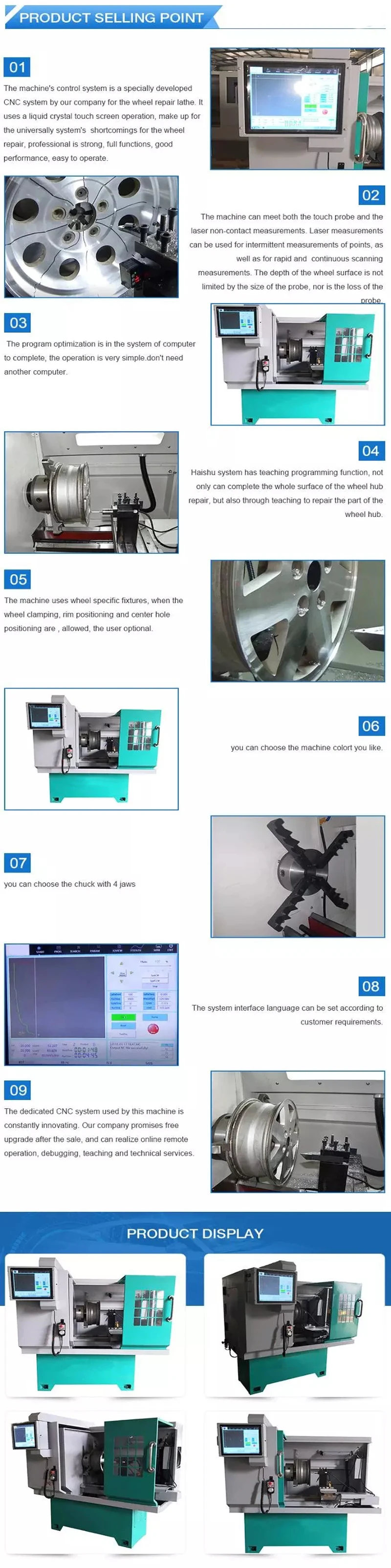 Alloy Wheel Lathe details 1