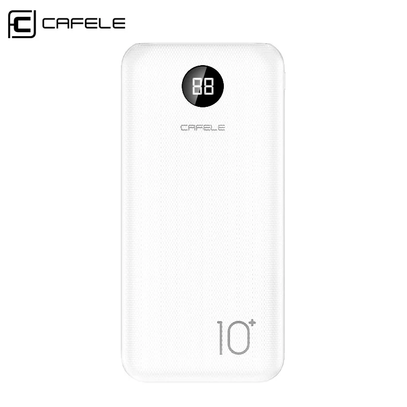 Внешний аккумулятор CAFELE ультратонкий 2 вида с тройным выходом USB Type C|Внешние