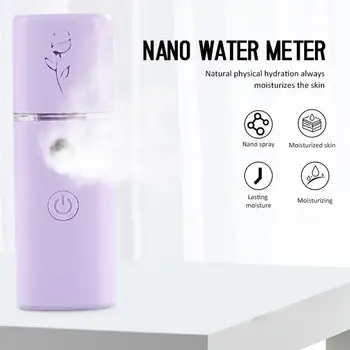 

Mini Nano Spray Device Portable Skin Care Firm Tighten Pore Water Replenisher Humidifier Deep Moisturizing Facial Beauty Device