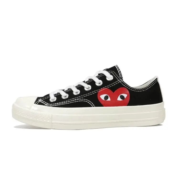 Mvp Мальчик Звезда игра CDG x 1970s повседневная обувь для отдыха на высоком/низком каблуке унисекс высокое качество холст обувь для скейтбординга zapatillas sapatillas - Цвет: 1