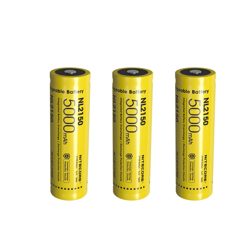 NL2150 x 3 NITECORE UMS4 USB четырехслотовый oled-экран зарядное устройство+ NITECORE 21700 литий-ионная аккумуляторная батарея NL2150 5000mAh 3,6 V 18Wh - Цвет: NL2150 x 3