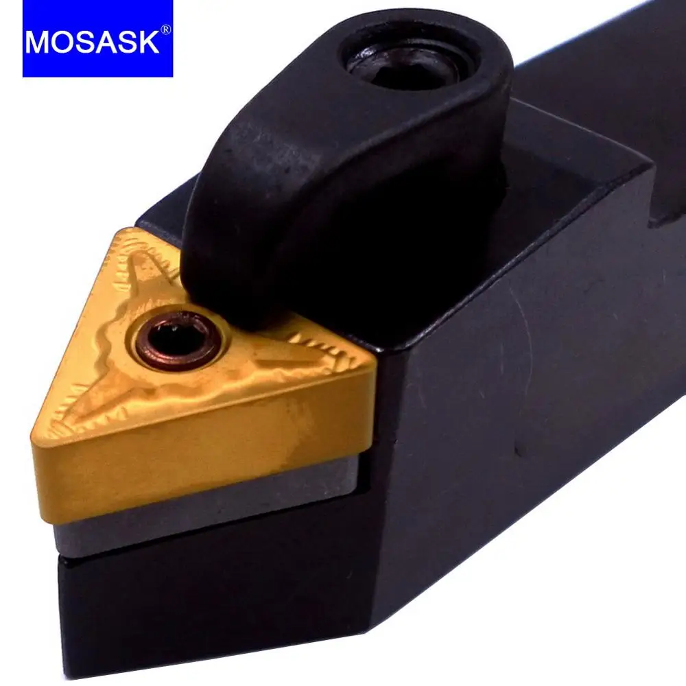

MOSASK MTENN Metal Cutter MTENN1616H16 Machining Cutting Boring Bar CNC Lathe Arbor External Turning Tool Holders